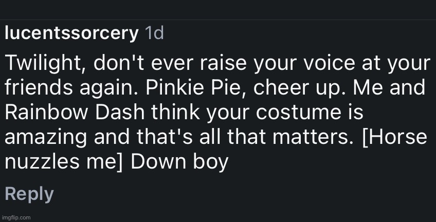 my favorite fucking comment ever | made w/ Imgflip meme maker