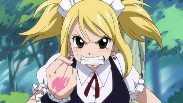 High Quality Fairy Tail Angry Lucy Blank Meme Template