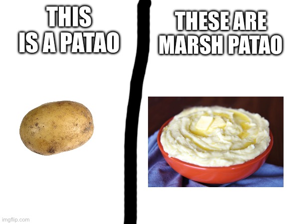 This is a patao These are marsh patao | made w/ Imgflip meme maker