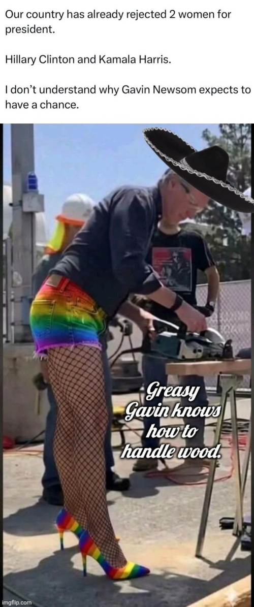 Greasy Gavin hotpants Blank Meme Template