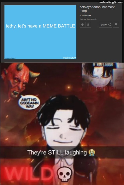 dude announced it like a pokemon battle | made w/ Imgflip meme maker