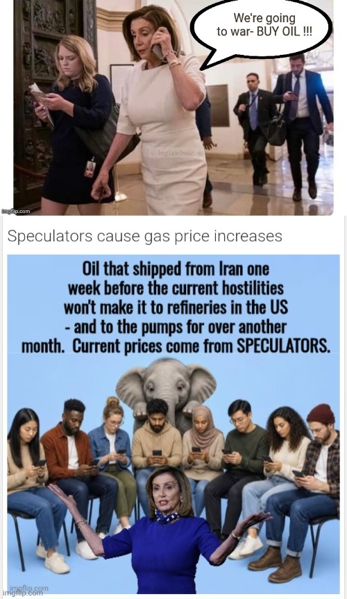 Pelosi Speculator Blank Meme Template