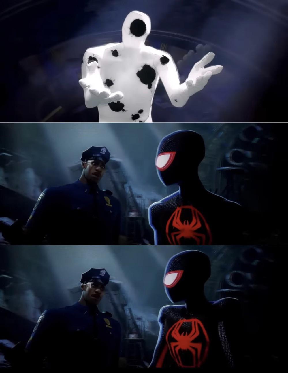 I created you, you created me Blank Meme Template