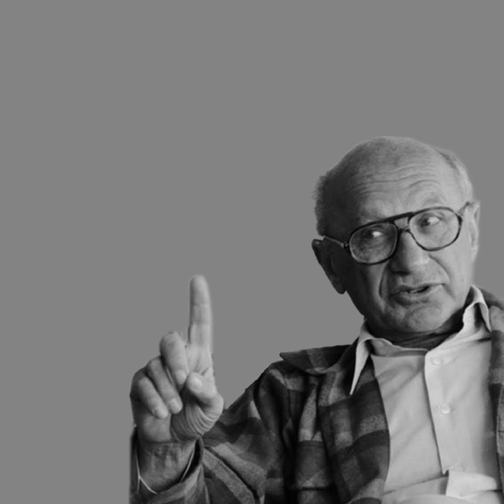 High Quality Milton Friedman Blank Meme Template