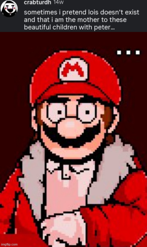 The hell? | image tagged in speechless mario,memes,funny,wtf,family guy,peter griffin | made w/ Imgflip meme maker