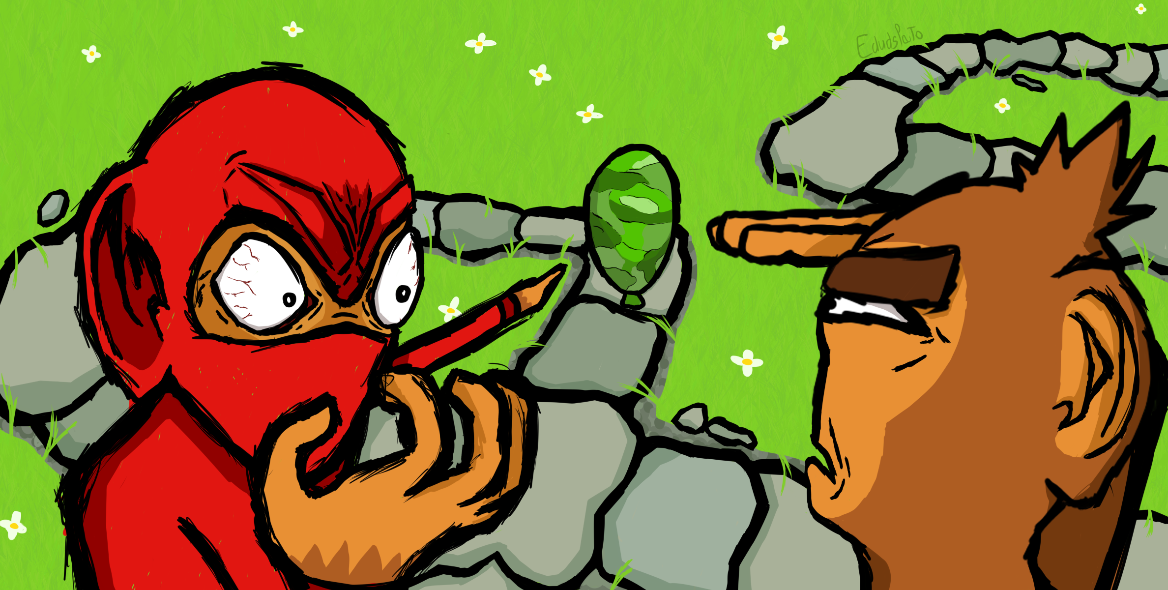 Bloons ninja camo Blank Meme Template