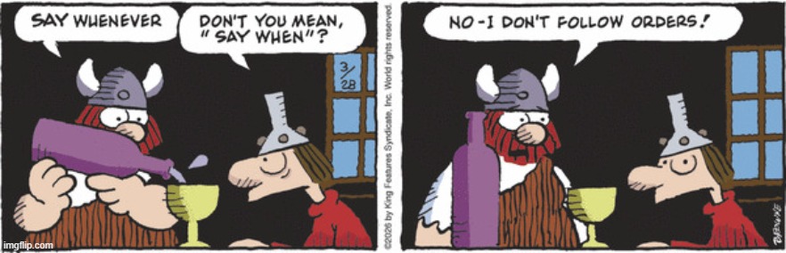 Hagar The Horrible | image tagged in 3778087 gif,comics | made w/ Imgflip meme maker
