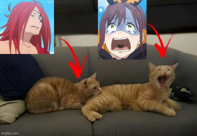 image tagged in re zero,reid,shaula | made w/ Imgflip meme maker