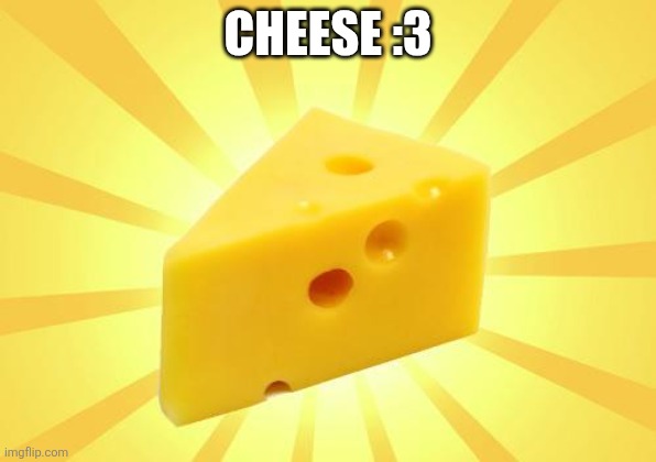 (UNRELATED) cheese :3 | Cheese :3 | image tagged in cheese time | made w/ Imgflip meme maker