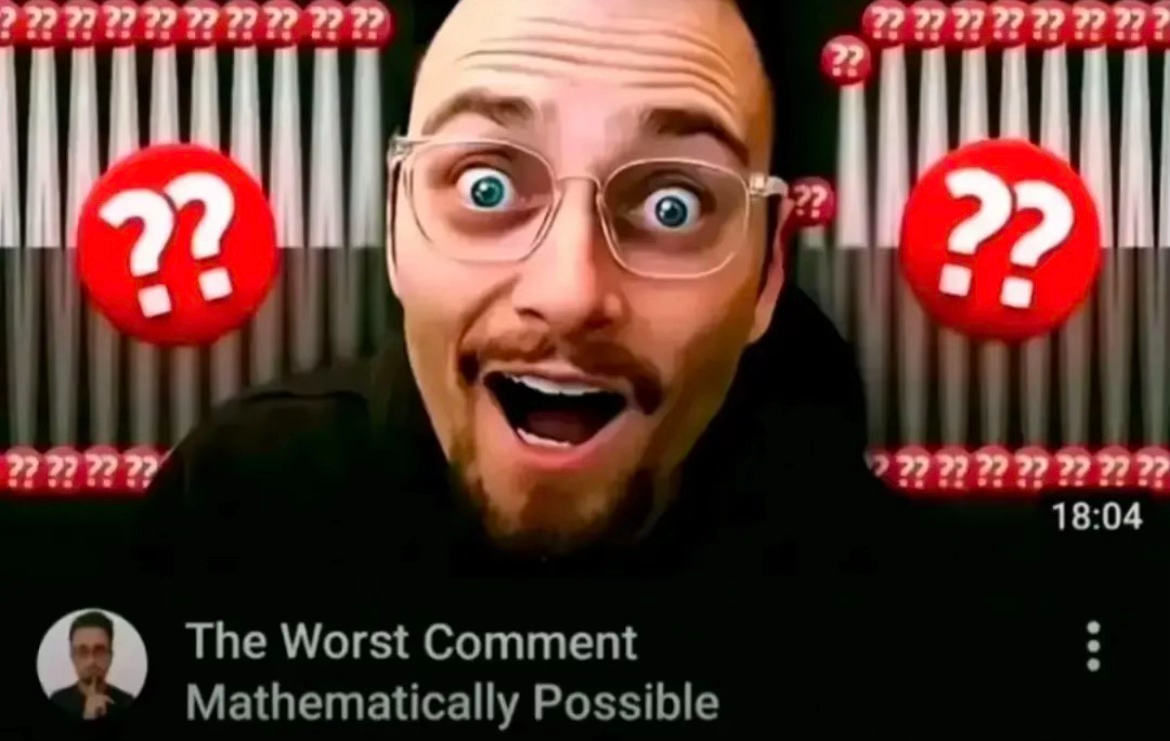 The Worst Comment Mathematically Possible Blank Meme Template