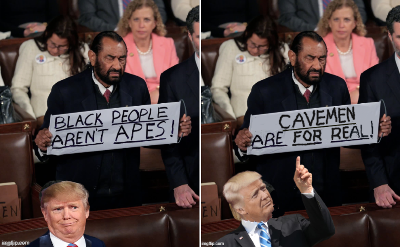 Al Green vs President Trump Blank Meme Template