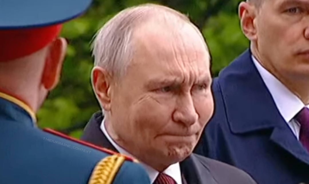 Sad and old Putin Blank Meme Template
