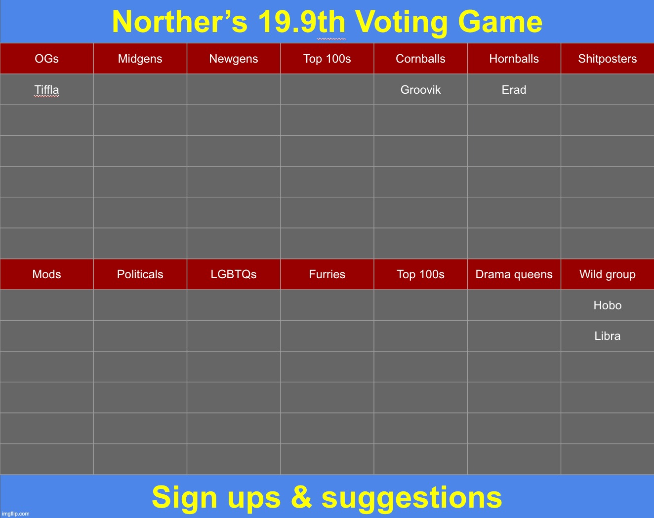 I might pull a Yoshi and swing between the two voting games | image tagged in voting game s19-9 | made w/ Imgflip meme maker