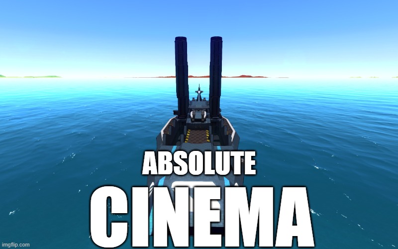 Basking Shark Cinema | Absolute; Cinema | image tagged in from the depths,gaming,meme | made w/ Imgflip meme maker