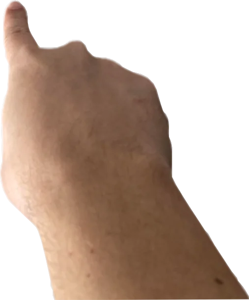 Reddit Hand Pointing Blank Meme Template