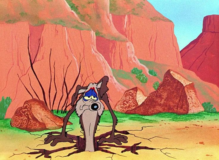 Wile E Coyote in pain Blank Meme Template