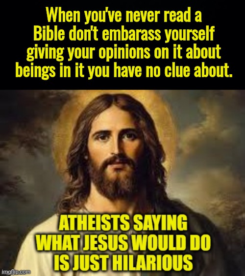 Atheists Bible Blank Meme Template
