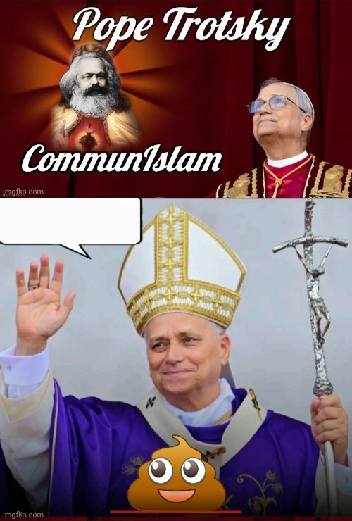 Pope Trotsky template Blank Meme Template