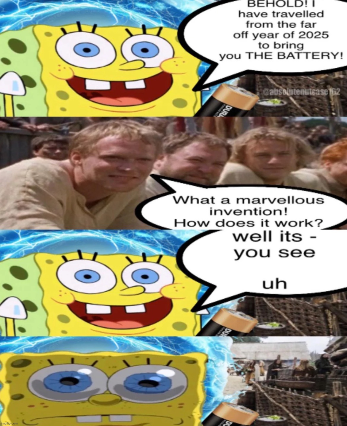 the battery | made w/ Imgflip meme maker