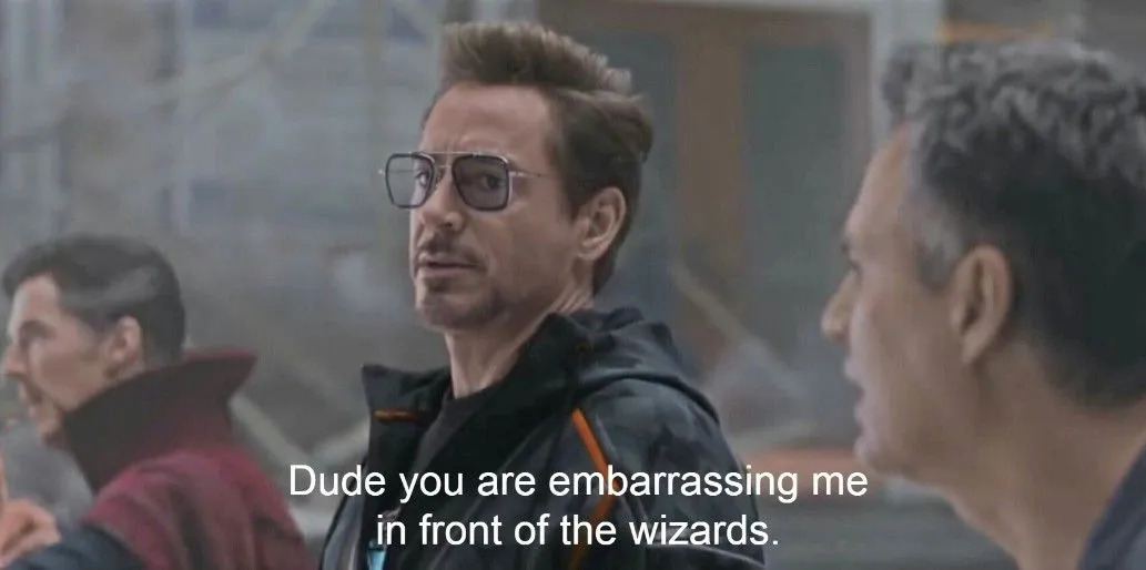 You are embarrassing me Blank Meme Template