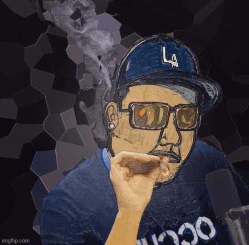 Gangsta Smoker | image tagged in gifs,animation,smoker,lahoodie | made w/ Imgflip images-to-gif maker
