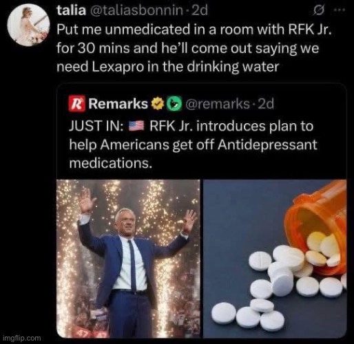 Lexapro | image tagged in img_5877 jpeg,lexapro,water,drugs | made w/ Imgflip meme maker