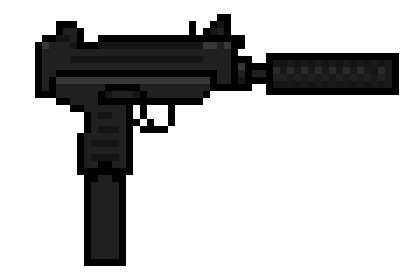 Hotline Miami silenced Uzi Blank Meme Template