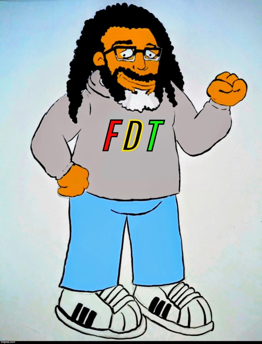 Simpsonized FDT Blank Meme Template