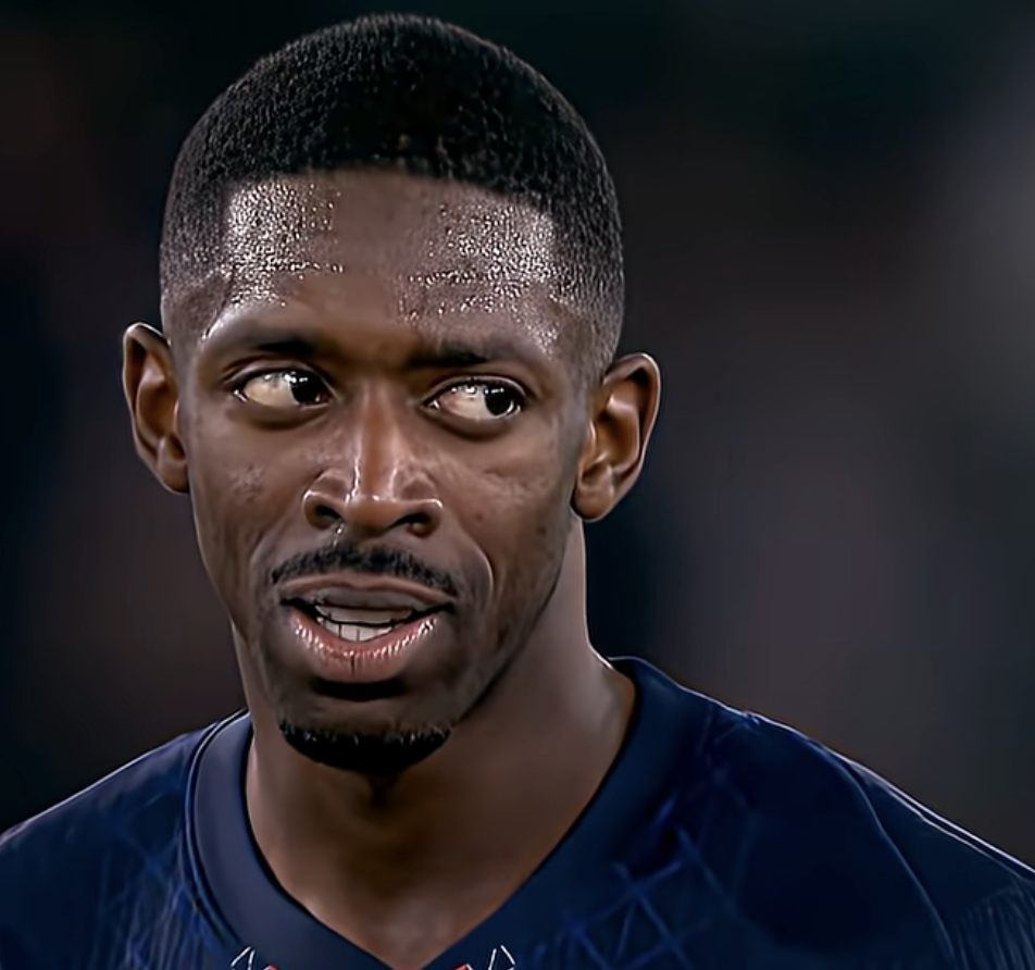 Skeptical Dembele Blank Meme Template