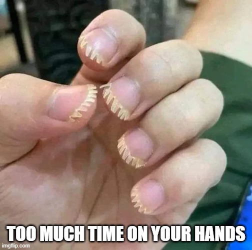 Nailed It | too much time on your hands | image tagged in cursed-snagfest-v0-s264d6ncp50h1 webp | made w/ Imgflip meme maker