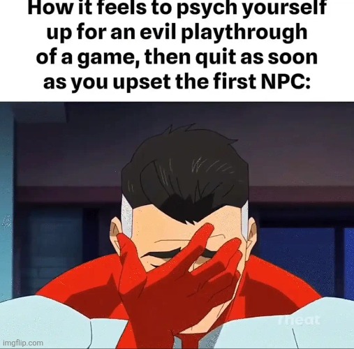image tagged in gaming,invincible | made w/ Imgflip meme maker