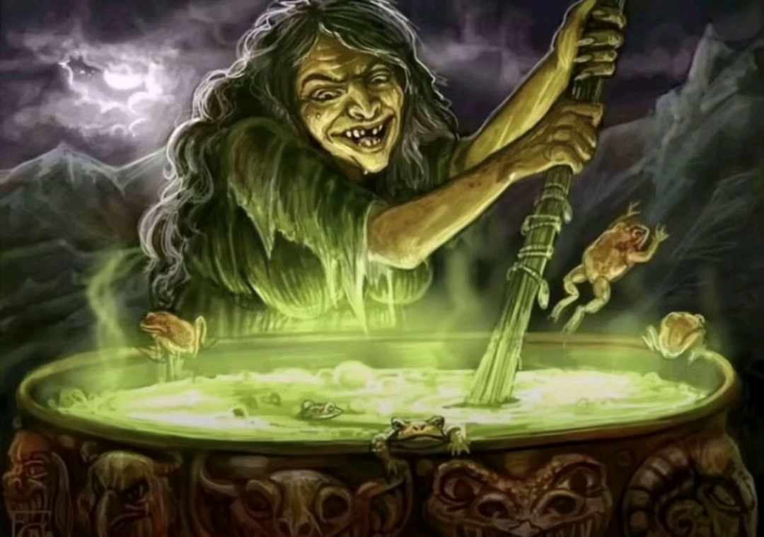 Witch brewing Blank Meme Template