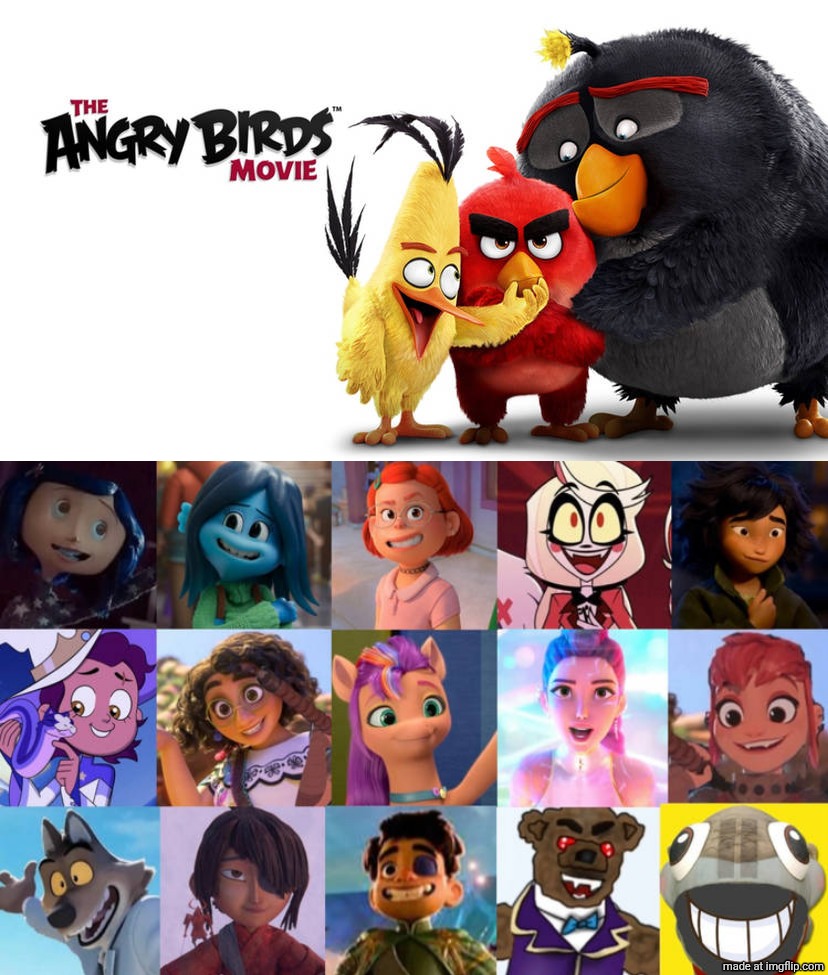 Everyone Loves The Angry Birds Movie (2016) | image tagged in who loves the angry birds movie,deviantart,elio,hoppers,angry birds | made w/ Imgflip meme maker