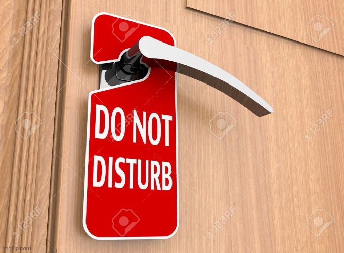 Do Not Disturb | image tagged in do not disturb | made w/ Imgflip meme maker