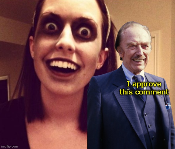 I approve this comment | made w/ Imgflip meme maker