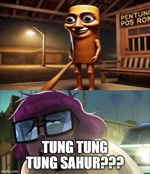 The hell is this? | TUNG TUNG TUNG SAHUR??? | image tagged in the hell is this | made w/ Imgflip meme maker