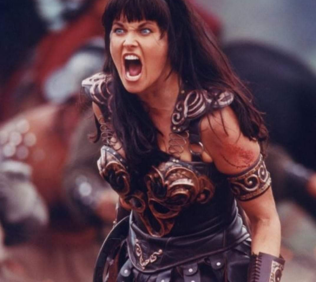 High Quality Angry Xena Blank Meme Template