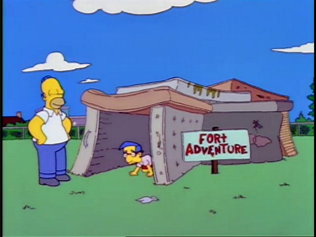 Homer fort adventure Blank Meme Template