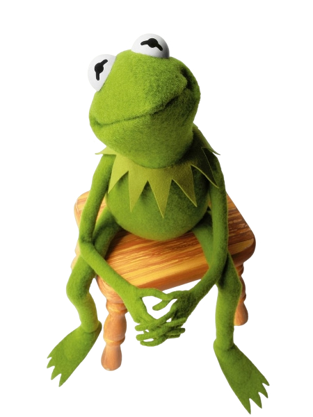 Kermit The Frog aura Farming Blank Meme Template