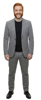 Randall Daniels ( Full Body Front View ) Blank Meme Template