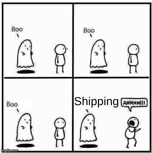 Ghost Boo | Shipping | image tagged in ghost boo | made w/ Imgflip meme maker