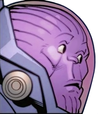Thanos's Poggers Face Blank Meme Template