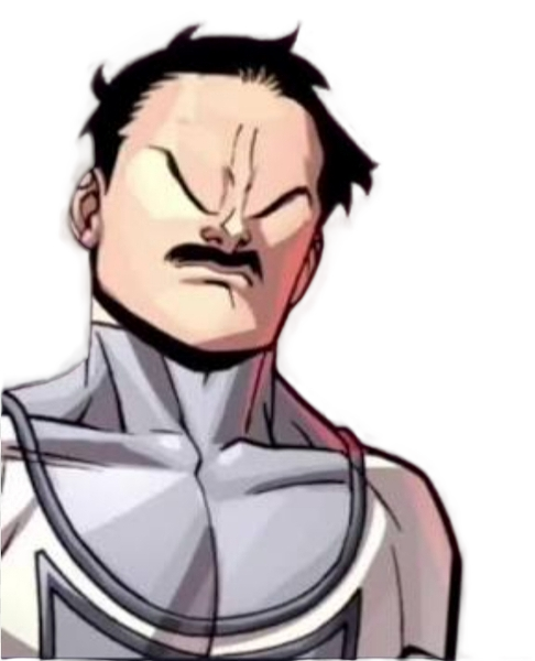 Long eyebrows Mark Grayson Blank Meme Template