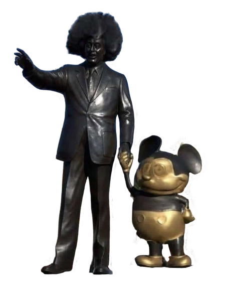 Sr Pelo and Mokey the Mouse Blank Meme Template