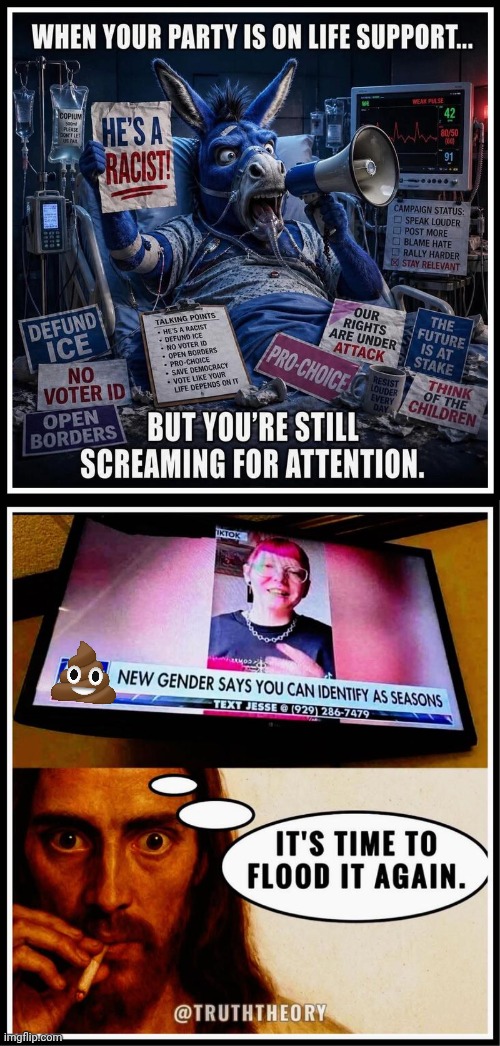 Time to flood it all again | image tagged in img 34 jpeg,nervous,jesus,flood,abomination | made w/ Imgflip meme maker
