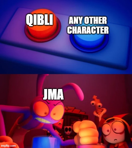 JMA belike: | qibli; any other character; jma | image tagged in memes,wings of fire | made w/ Imgflip meme maker