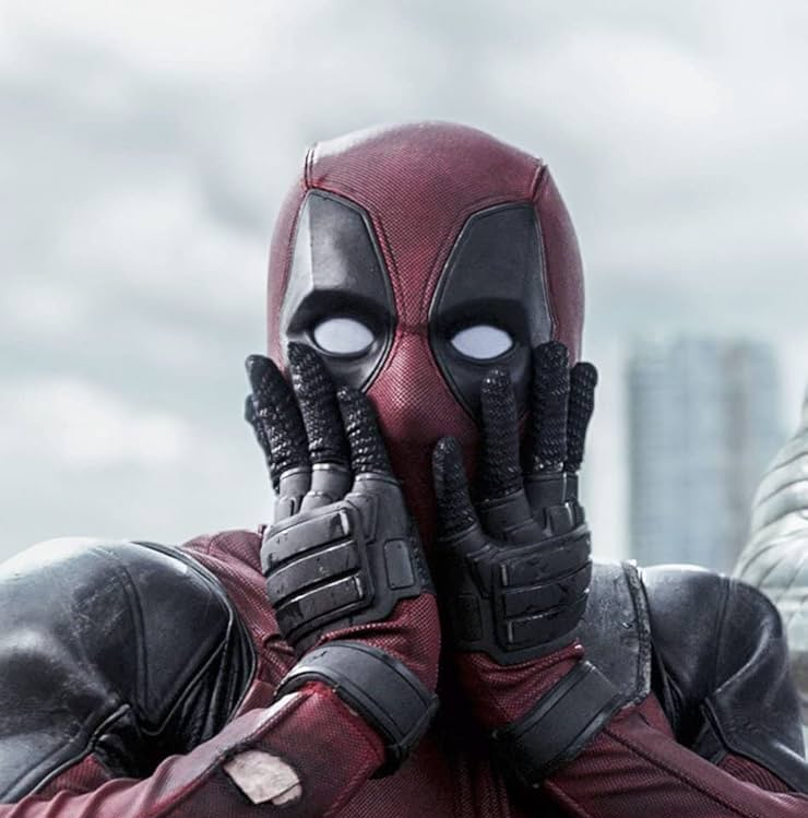 Deadpool shock Blank Meme Template