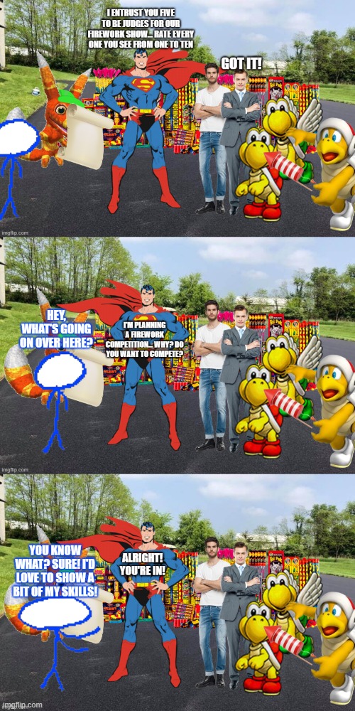 The First Annual Firework Show (Part 2) | made w/ Imgflip meme maker