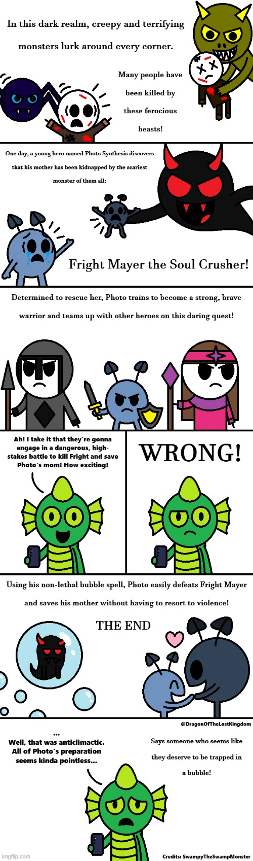 Anticlimactic [OC] | image tagged in comic,battle,anticlimactic | made w/ Imgflip meme maker