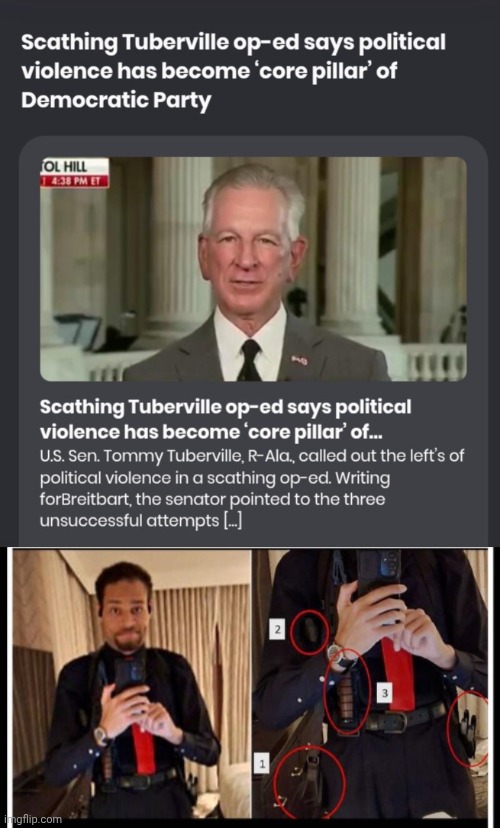 Demorhhoids political violence | image tagged in screenshot_20260511_013653_chrome jpg,cole allen armed | made w/ Imgflip meme maker